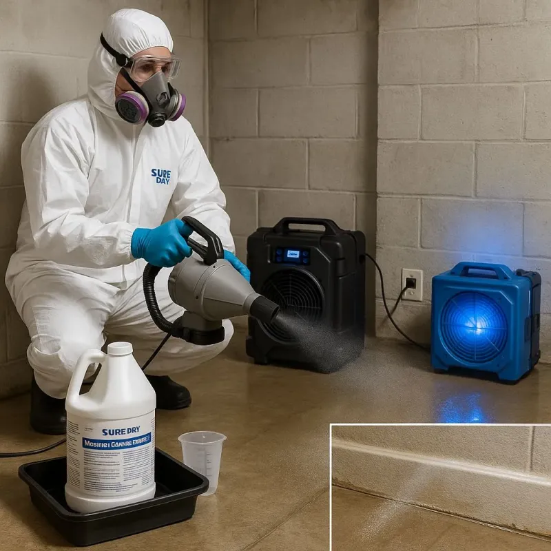 Sanitization and Odor Removal process in Weddington, NC