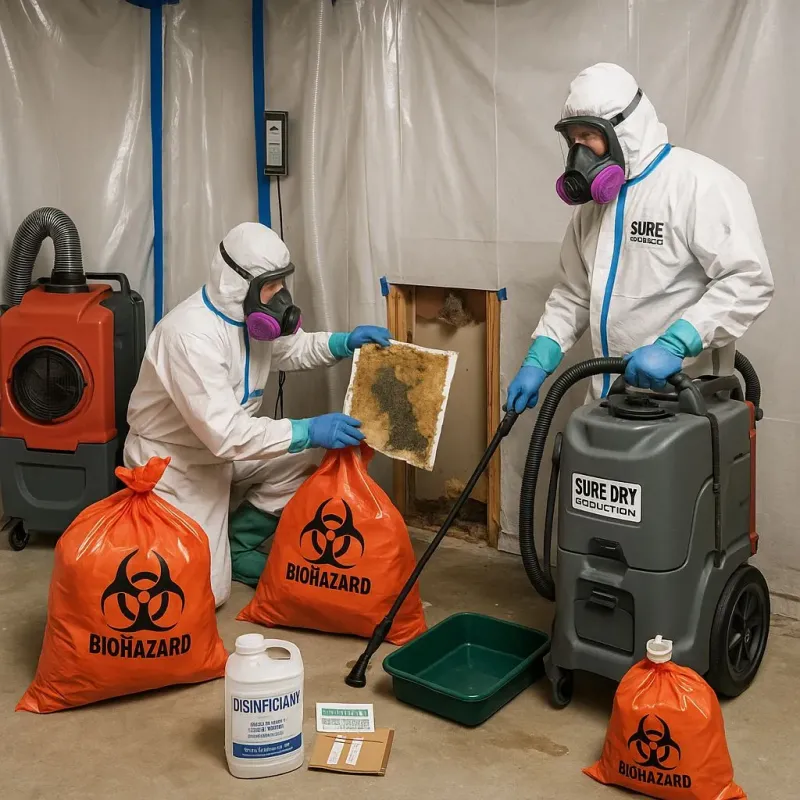 Contaminated Water Handling Protocols process in Weddington, NC