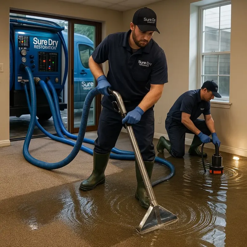 Water Extraction and Removal process in Weddington, NC